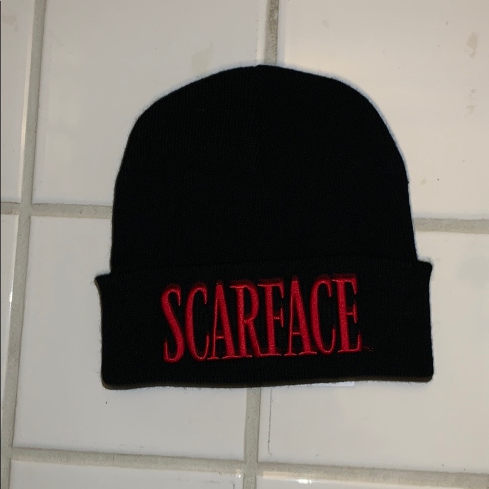 Supreme X Scarface beanie black